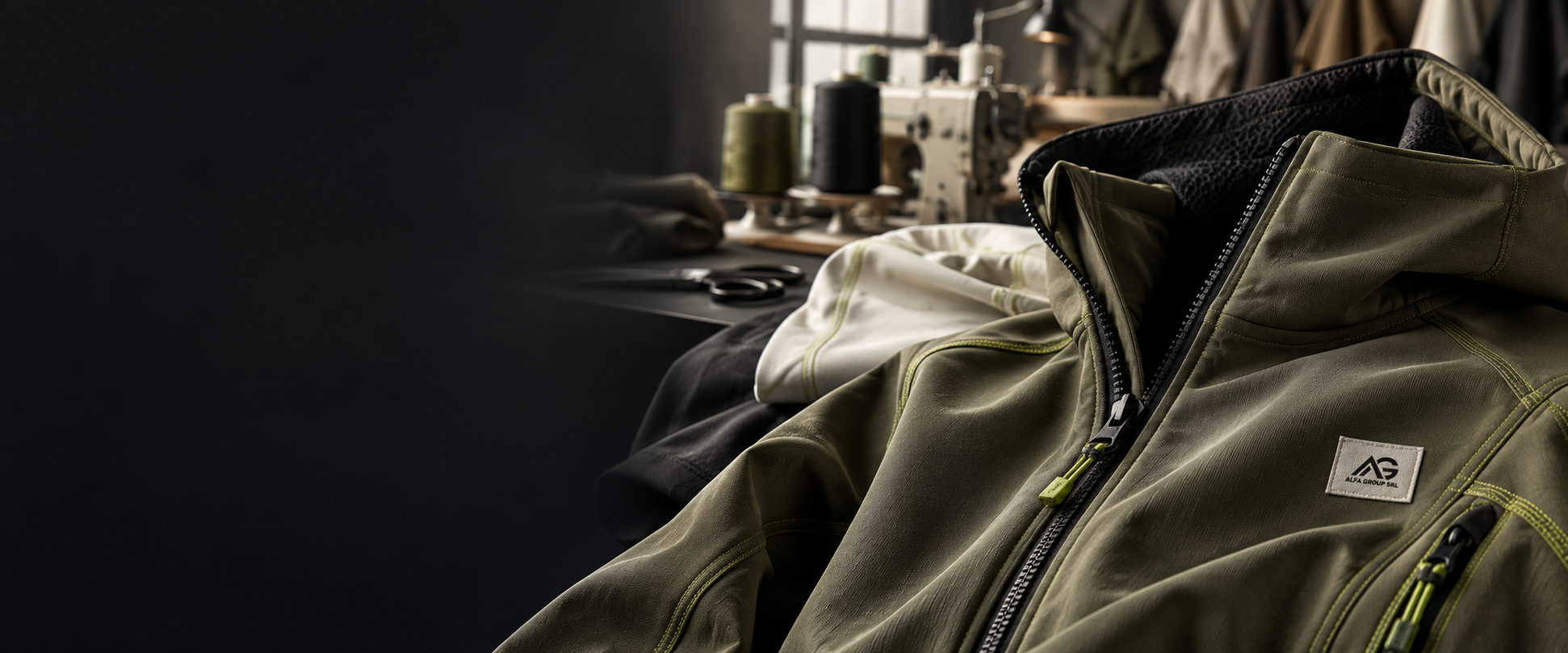 Abbigliamento tecnico e dettagli di lavorazione: immagine illustrativa